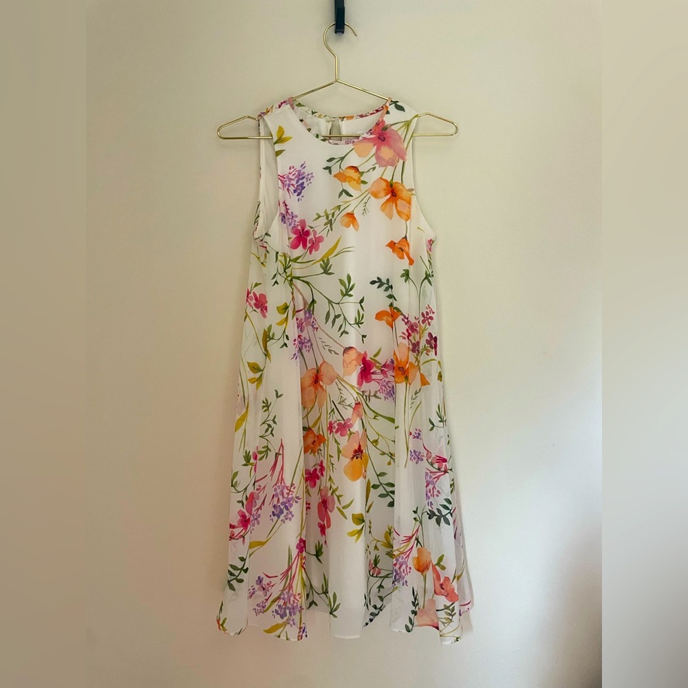Calvin Klein Floral Dress Size 2